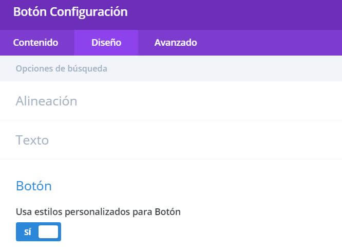 divi boton activar formato