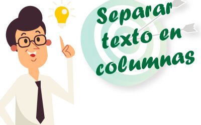 Separar texto en columnas excel