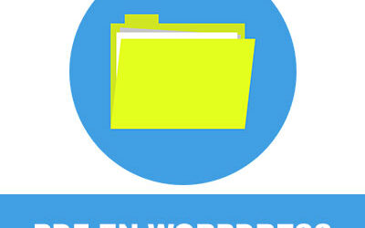 Subir pdf a wordpress