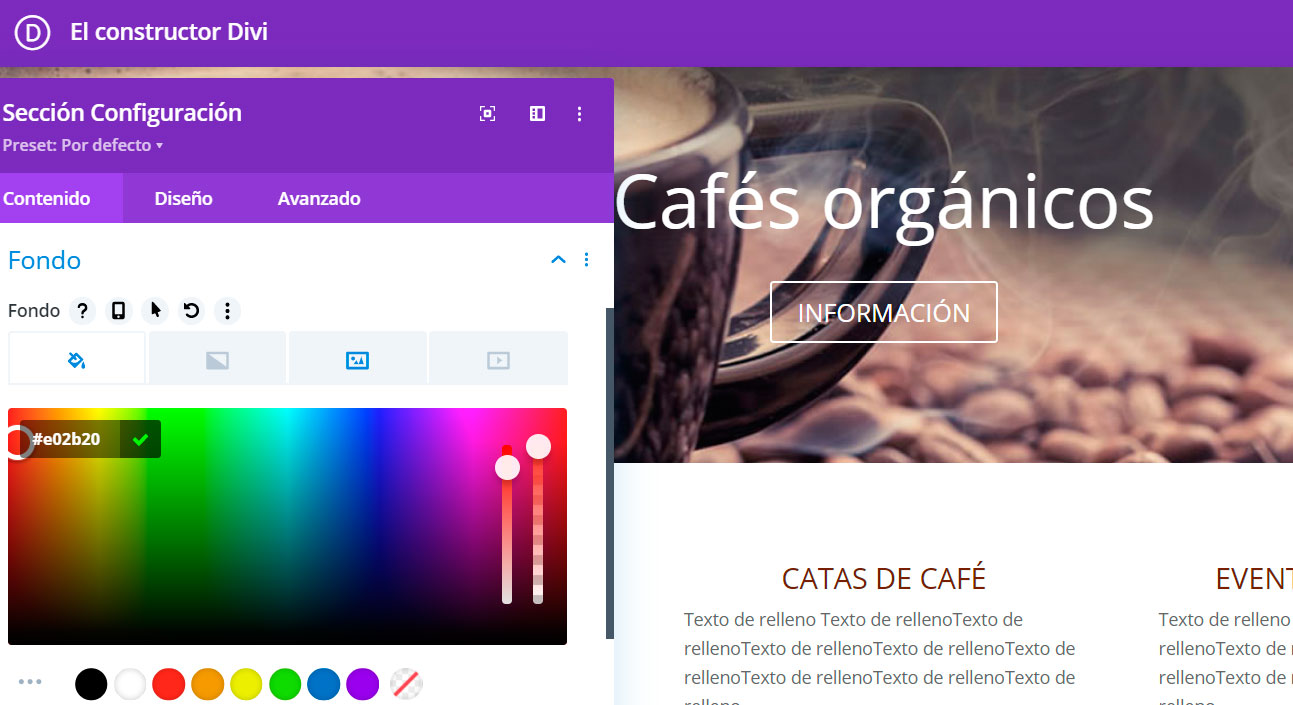 curso de divi maquetación