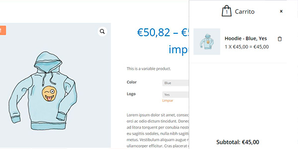 curso de woocommerce, productos
