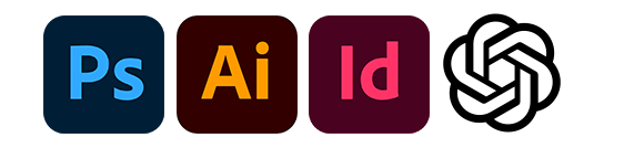 Curso Diseño Gráfico Madrid Photoshop Illustrator Indesign Chat GPT