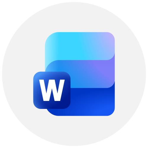 logo word curso ofimatica en madrid