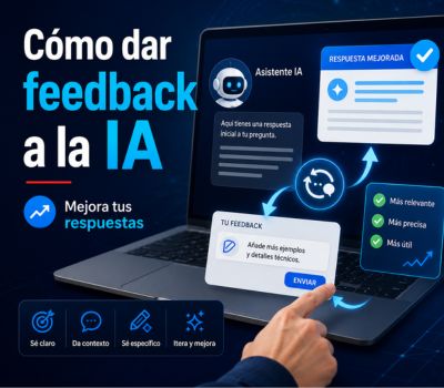Cómo dar feedback a la IA para obtener respuestas mucho mejores